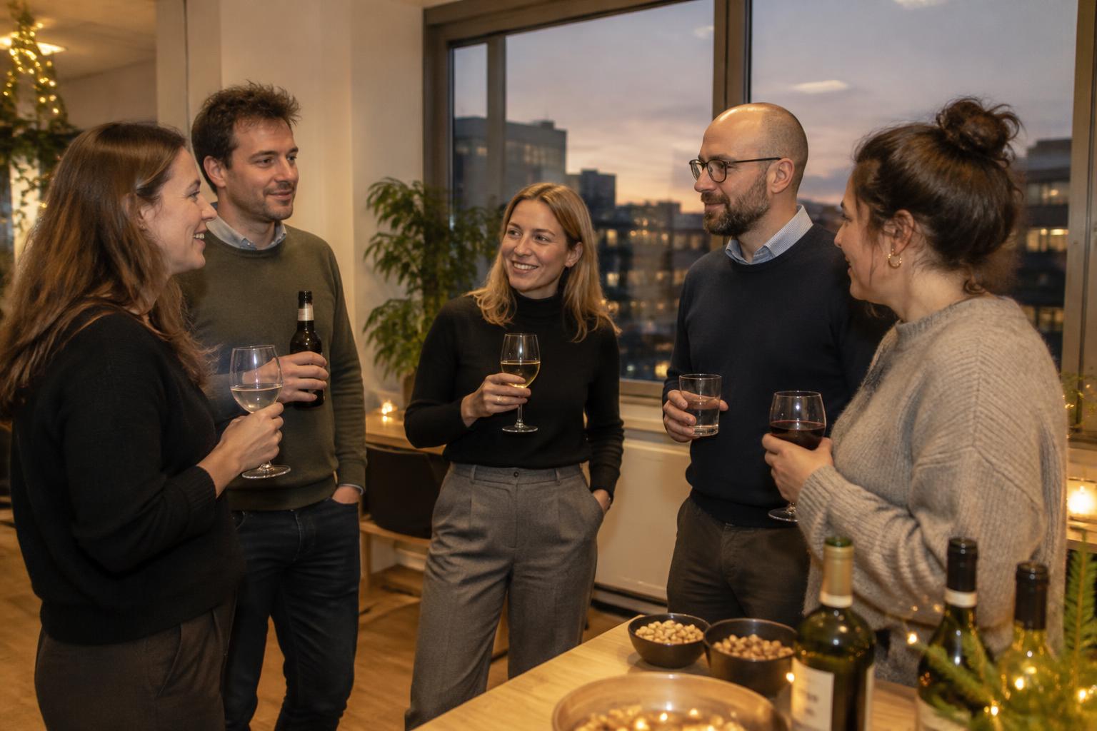Cómo organizar el brindis de Navidad de la empresa sin complicarse
